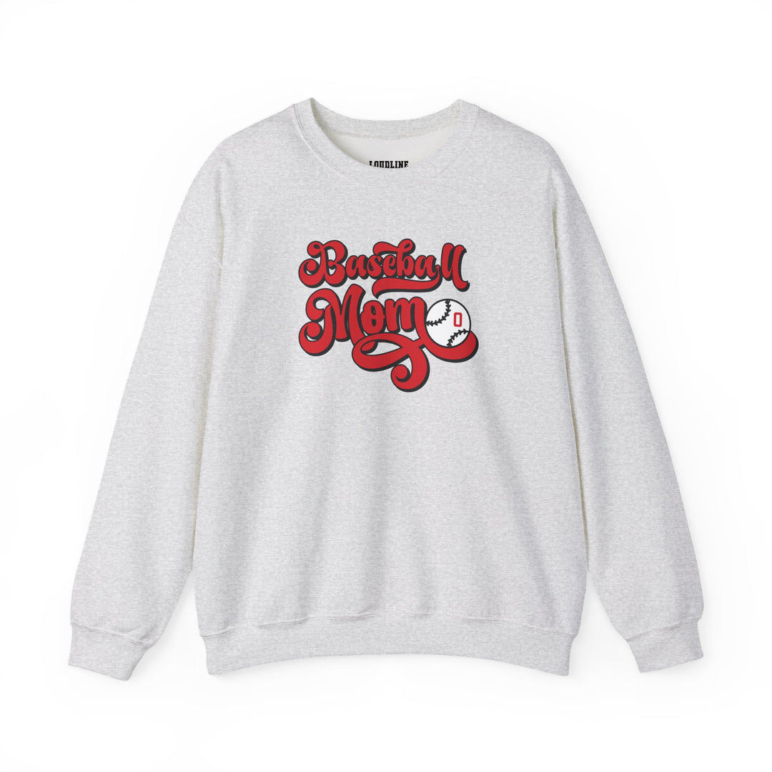 Baseball Mom Personalized Unisex Adult Crewneck Sweatshirt