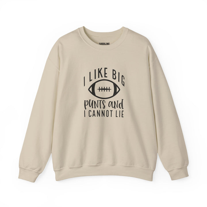 I Like Big Punts Football Unisex Adult Crewneck Sweatshirt