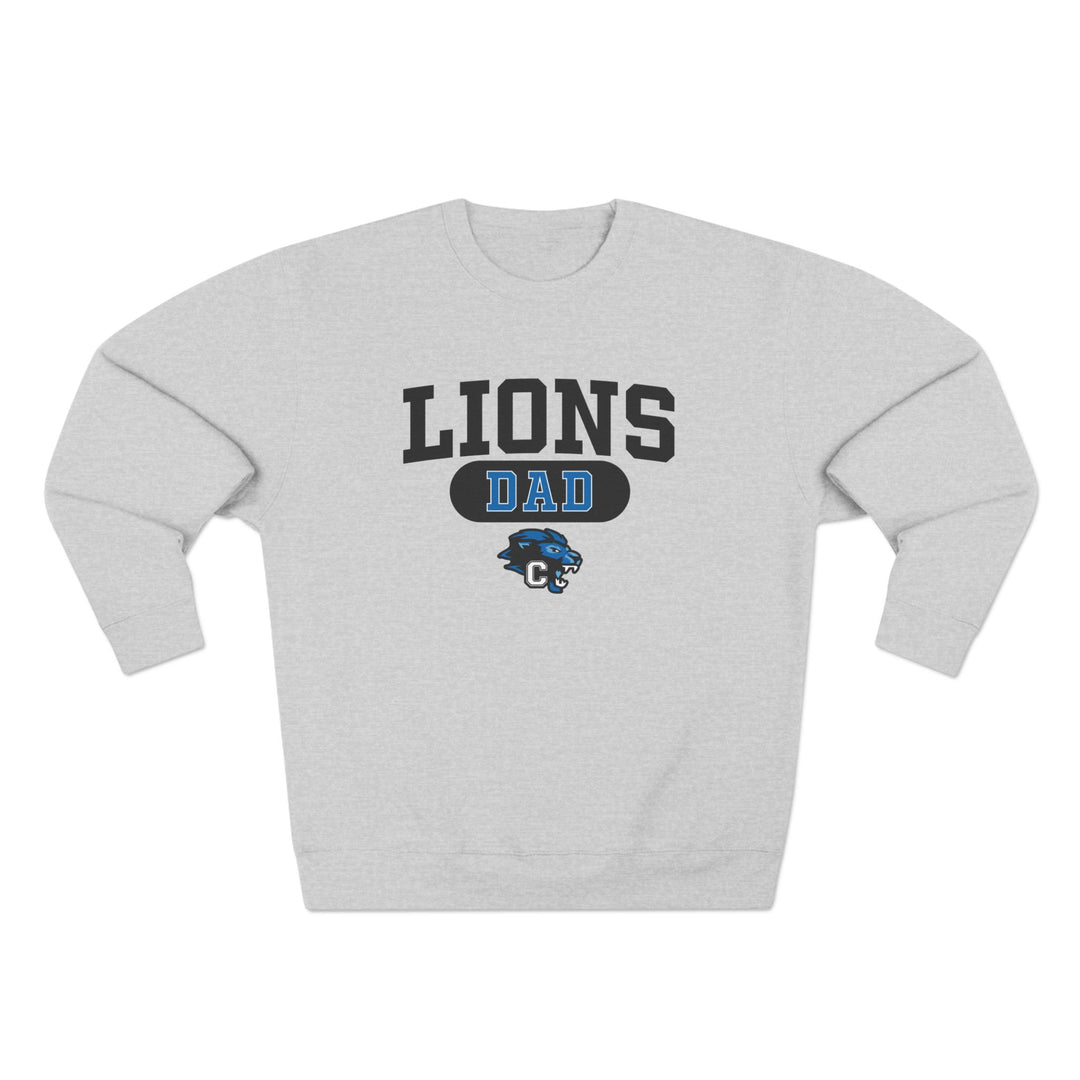 Canton Lions Football &amp; Cheer Unisex Adult Premium Crewneck Sweatshirt - Lions Relative Design