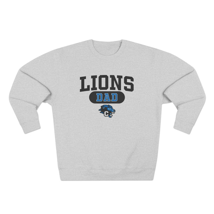 Canton Lions Football &amp; Cheer Unisex Adult Premium Crewneck Sweatshirt - Lions Relative Design