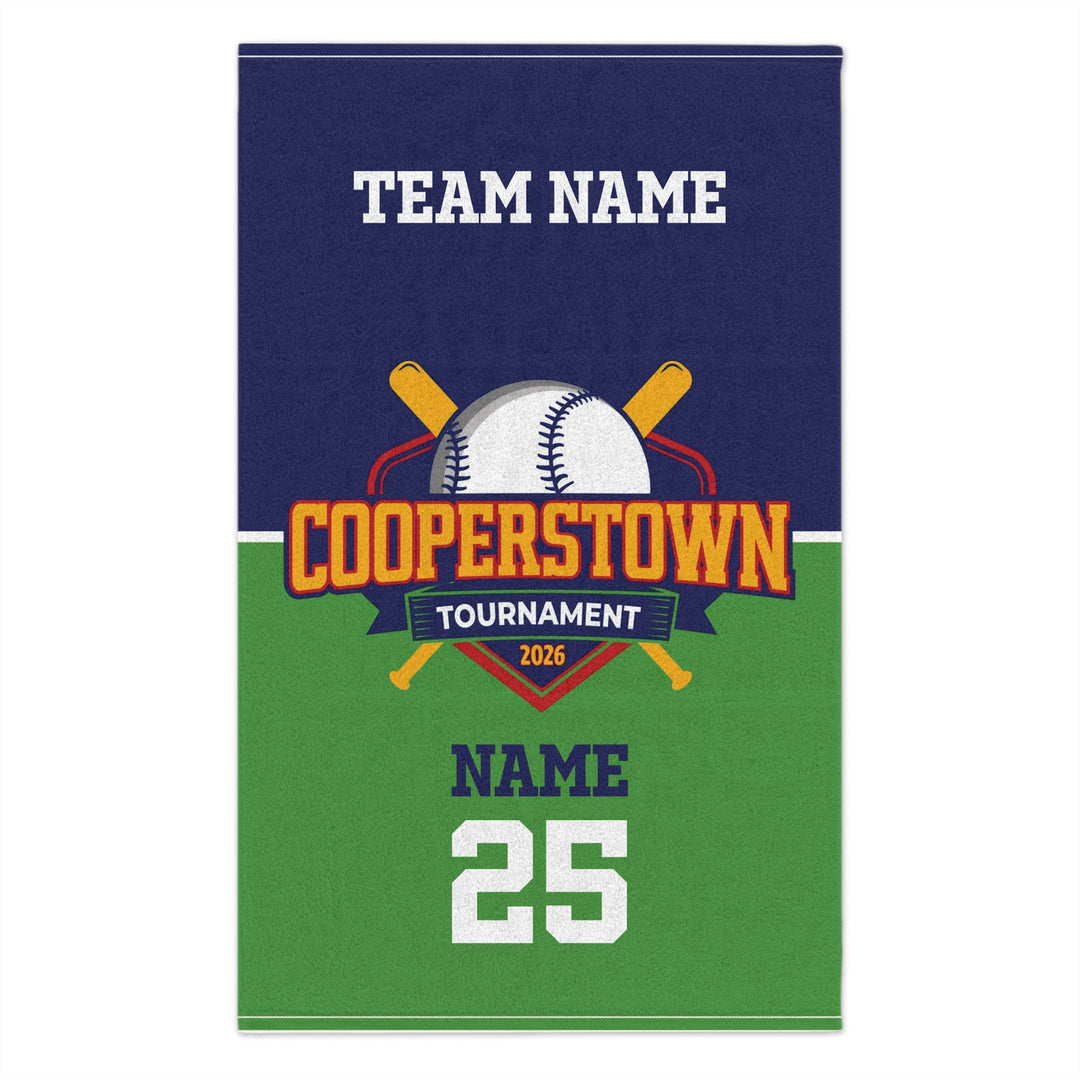 Cooperstown Custom Baseball Trading Pin Rally Towel
