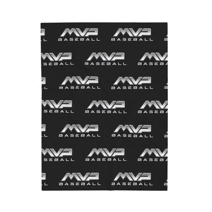 MVP Velveteen Plush Blanket - Logo Pattern