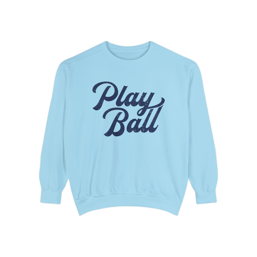 Play Ball Baseball Unisex Adult Premium Crewneck Sweatshirt