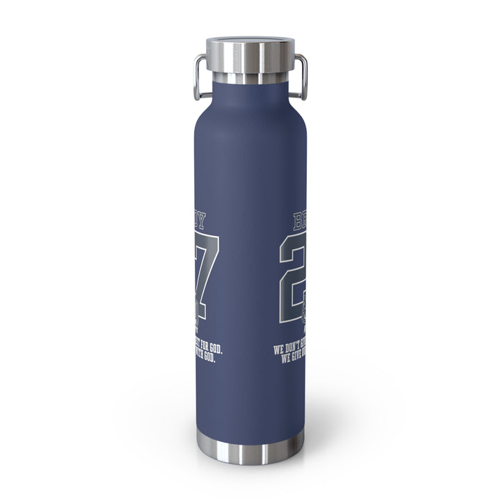 Iron Knights 22oz Bottle - Last Name &amp; Number w/Knight Design