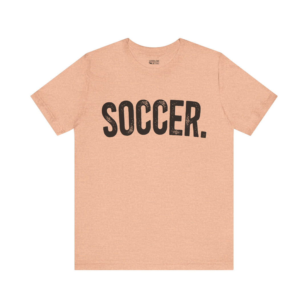 Rustic Design Soccer Unisex Adult T-Shirt