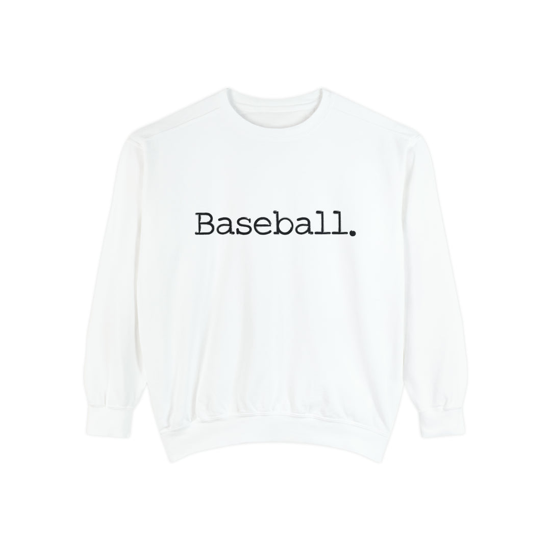 Typewriter Design Baseball Unisex Adult Premium Crewneck Sweatshirt