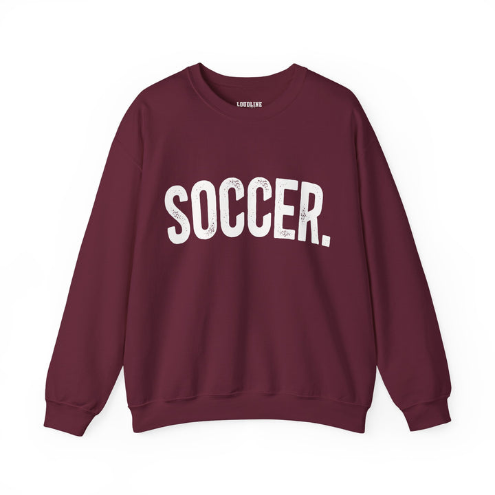 Rustic Design Soccer Unisex Adult Crewneck Sweatshirt