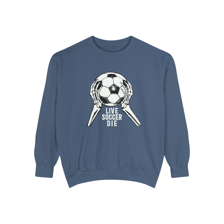 Live Soccer Die Unisex Adult Premium Crewneck Sweatshirt