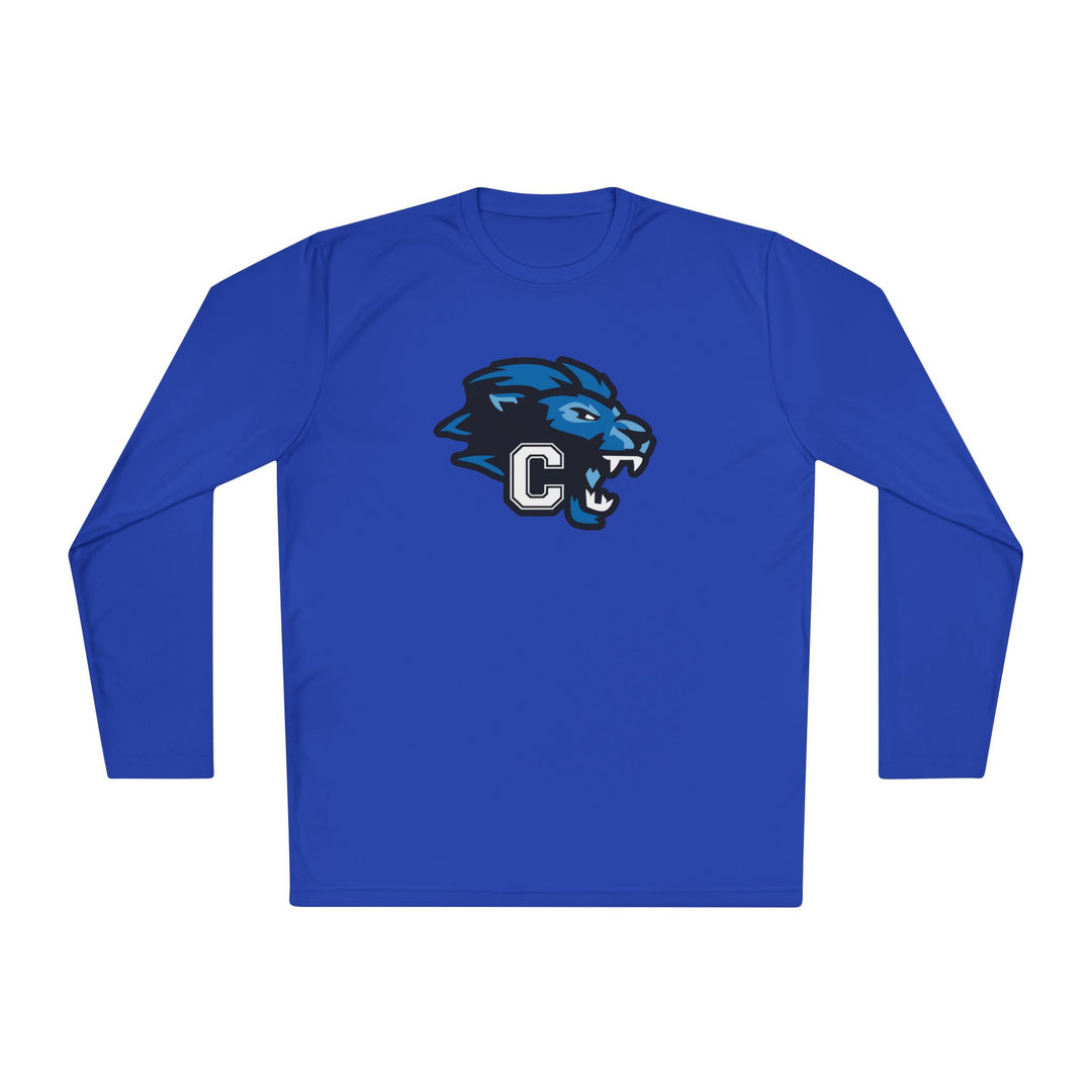 Canton Lions Football &amp; Cheer Unisex Adult Long Sleeve Moisture Wicking Shirt