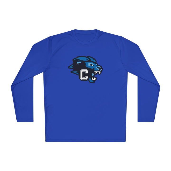 Canton Lions Football &amp; Cheer Unisex Adult Long Sleeve Moisture Wicking Shirt