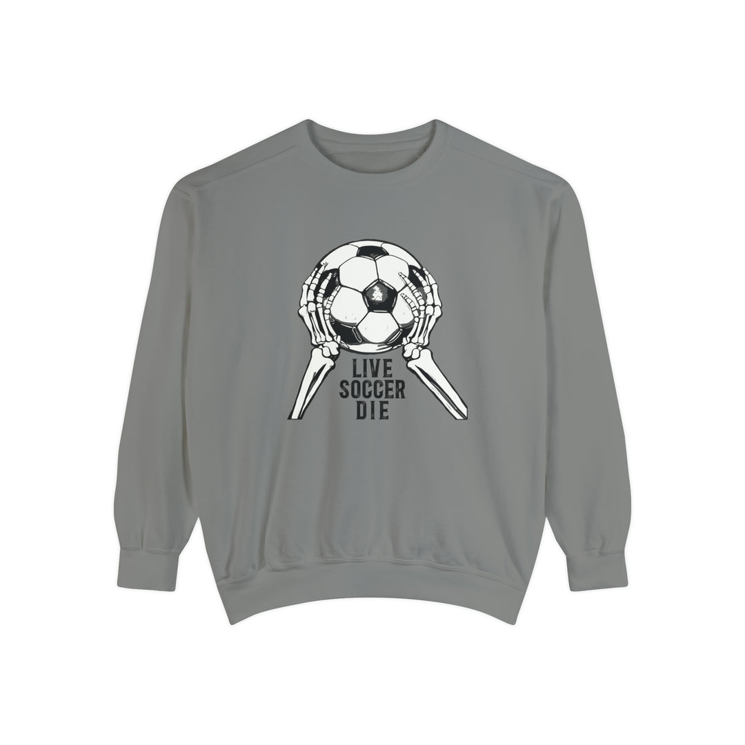 Live Soccer Die Unisex Adult Premium Crewneck Sweatshirt