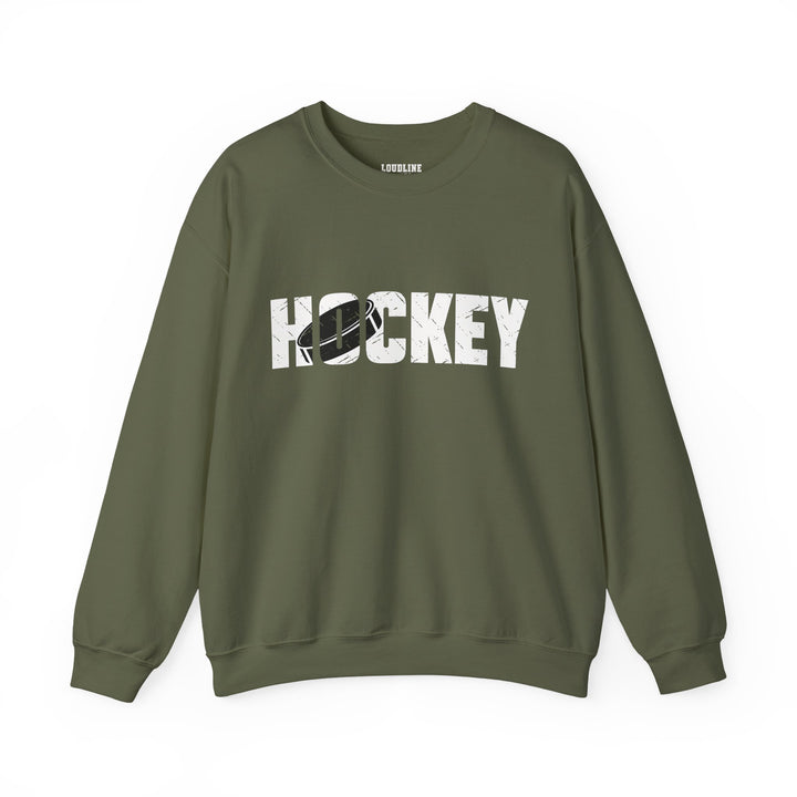 Hockey Unisex Adult Crewneck Sweatshirt