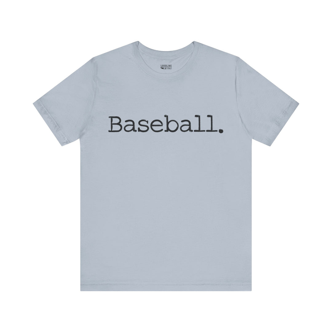 Typewriter Design Baseball Unisex Adult T-Shirt