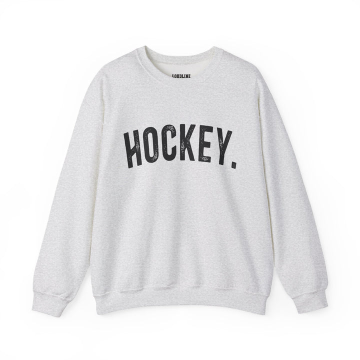 Rustic Design Hockey Unisex Adult Crewneck Sweatshirt