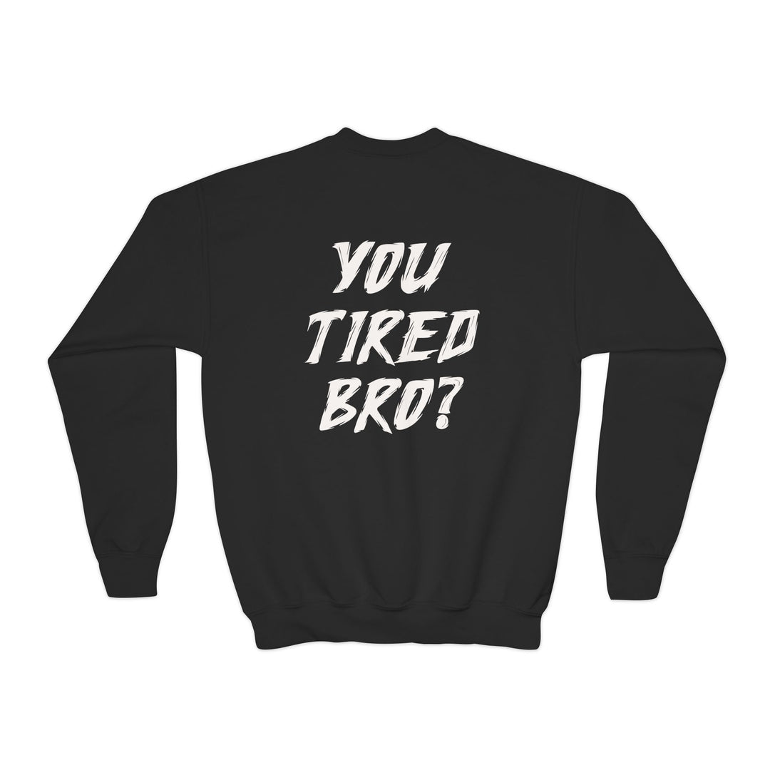T-Black Dugout Unisex Youth Crewneck Sweatshirt