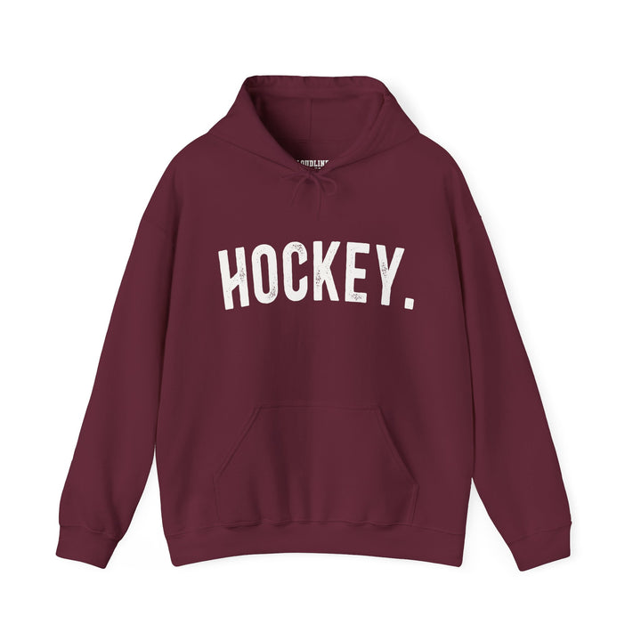 Rustic Design Hockey Unisex Adult Hooded Sweatshirt
