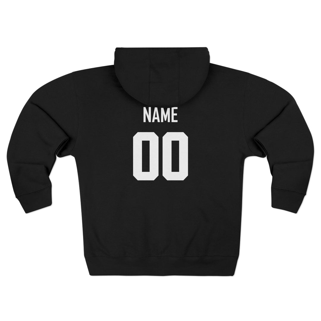 Jenison Girls Varsity Hockey Unisex Adult Fleece Zip Up Hoodie