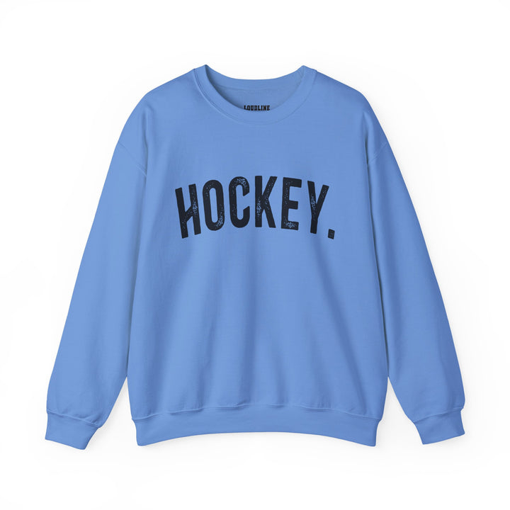 Rustic Design Hockey Unisex Adult Crewneck Sweatshirt