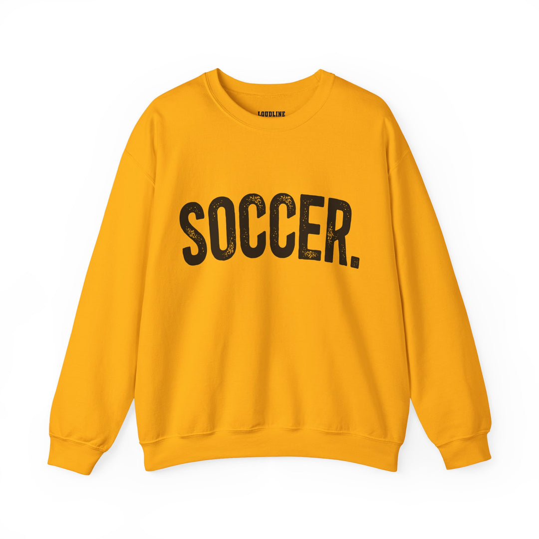 Rustic Design Soccer Unisex Adult Crewneck Sweatshirt