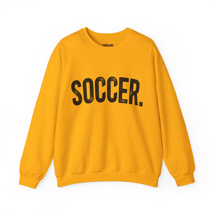 Rustic Design Soccer Unisex Adult Crewneck Sweatshirt