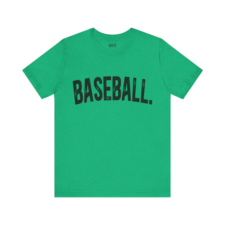 Rustic Design Baseball Unisex Adult T-Shirt