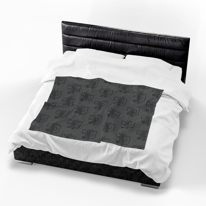 Crown Point Panthers Velveteen Plush Blanket