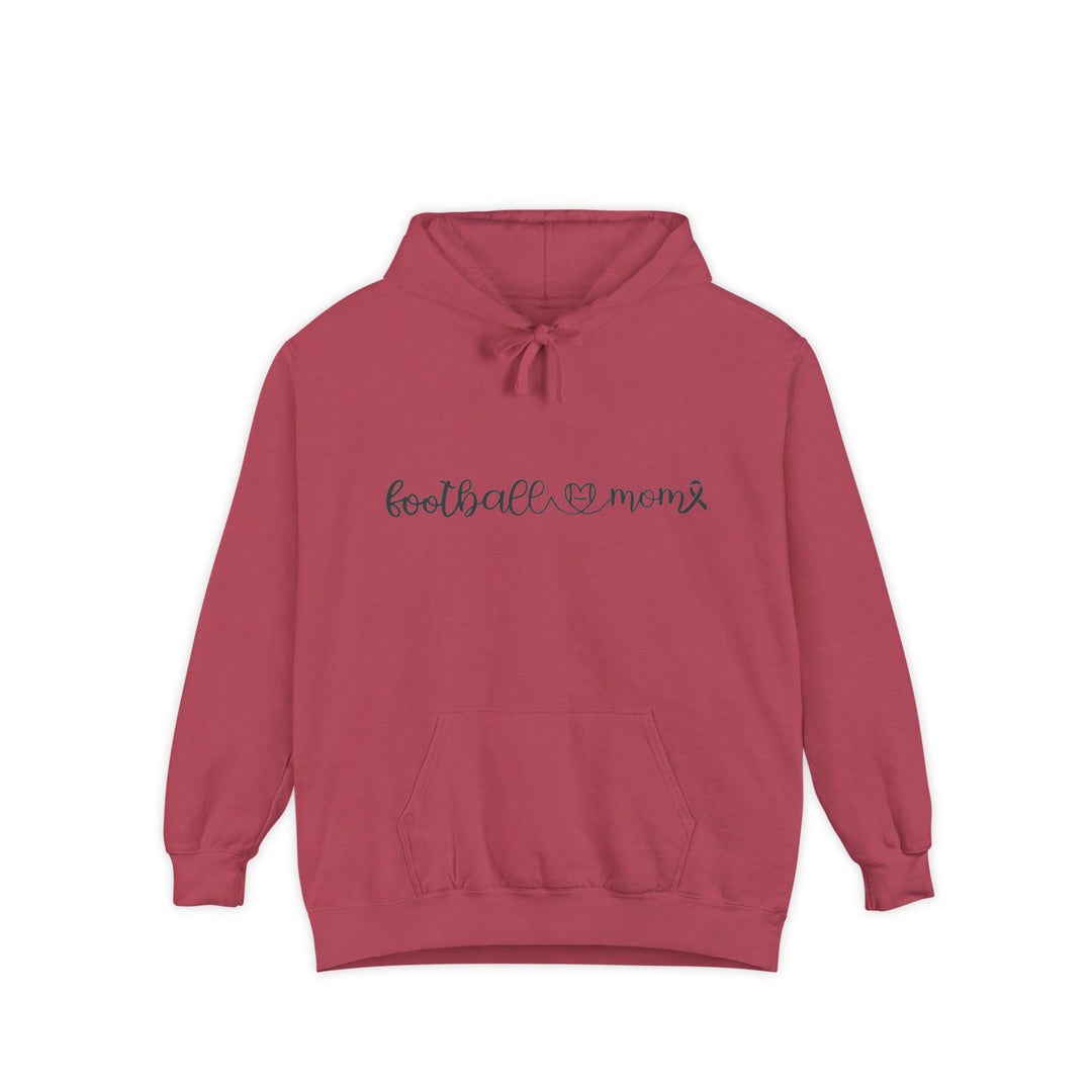 Cancer Collection Pick Your Sport Mom Ribbon &amp; Heart Adult Unisex Premium Hooded Sweatshirt