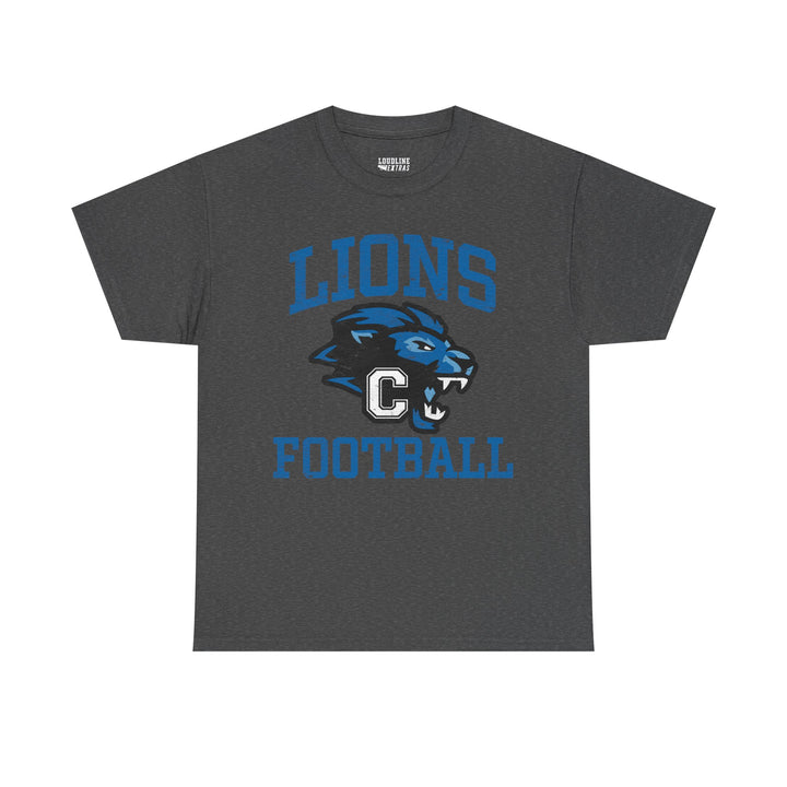 Canton Lions Football &amp; Cheer Unisex Adult Gildan Standard T-Shirt - Lions Football Design