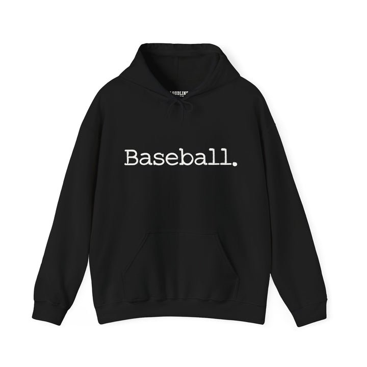 Typewriter Design Baseball Unisex Adult Hooded Sweatshirt