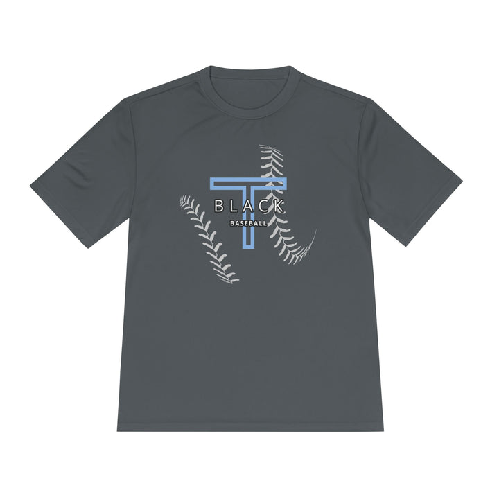 T-Black Dugout Unisex Adult Moisture Wicking T-Shirt - Front Design Only w/Optional Customization