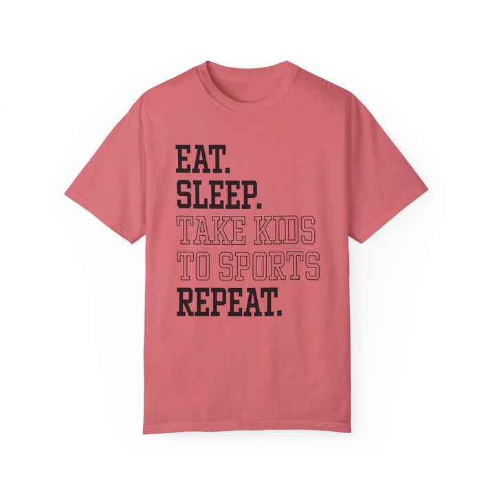 Eat Sleep Take Kids To Sports Repeat Unisex Adult Premium T-Shirt