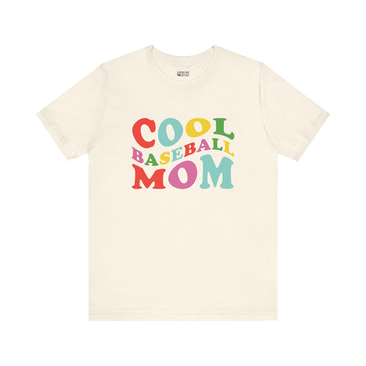 Cool Baseball Mom Unisex Adult T-Shirt