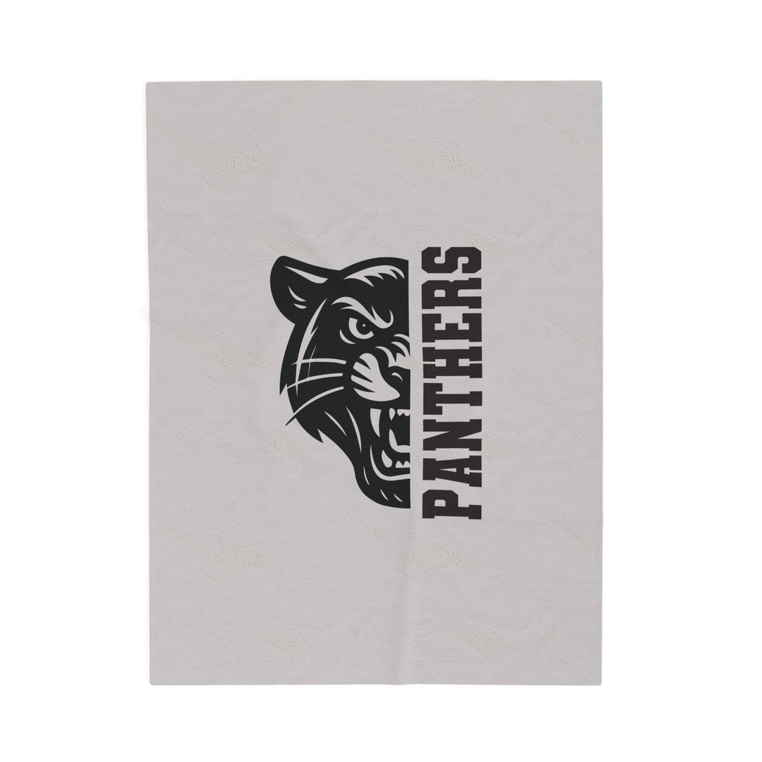 Crown Point Panthers Velveteen Plush Blanket
