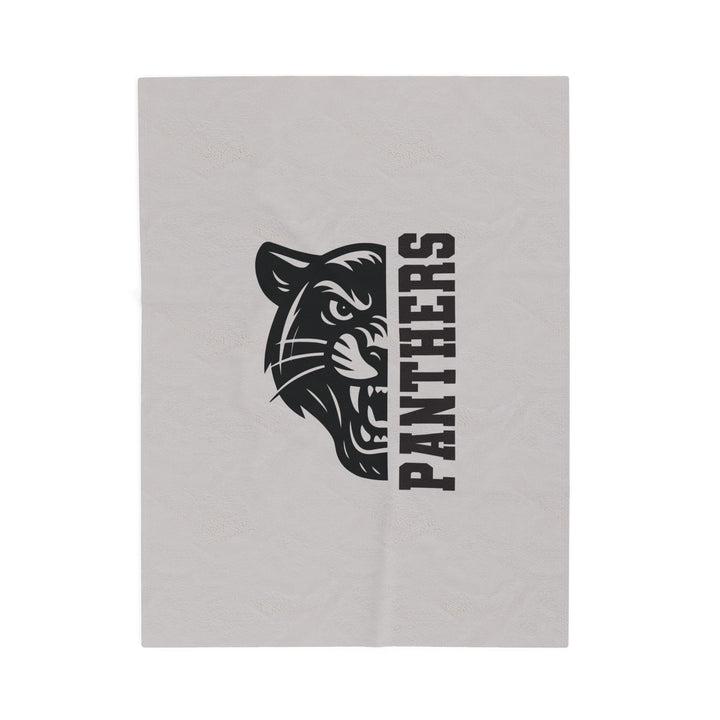 Crown Point Panthers Velveteen Plush Blanket