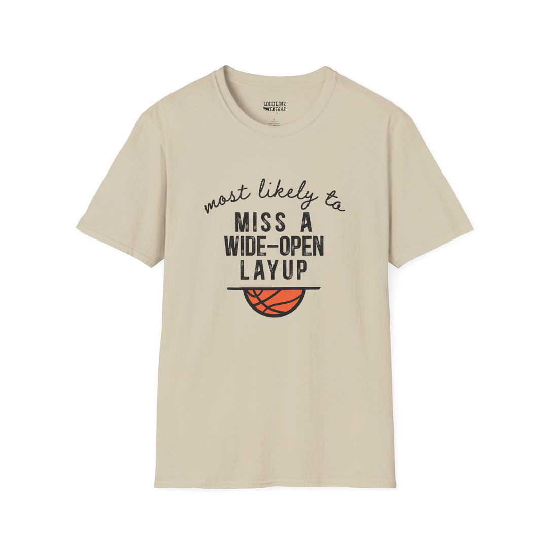 Most Likely To Basketball Unisex Adult T-Shirt