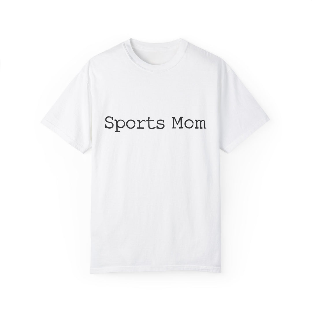 Sports Mom Unisex Adult Premium T-Shirt - Typewriter Design