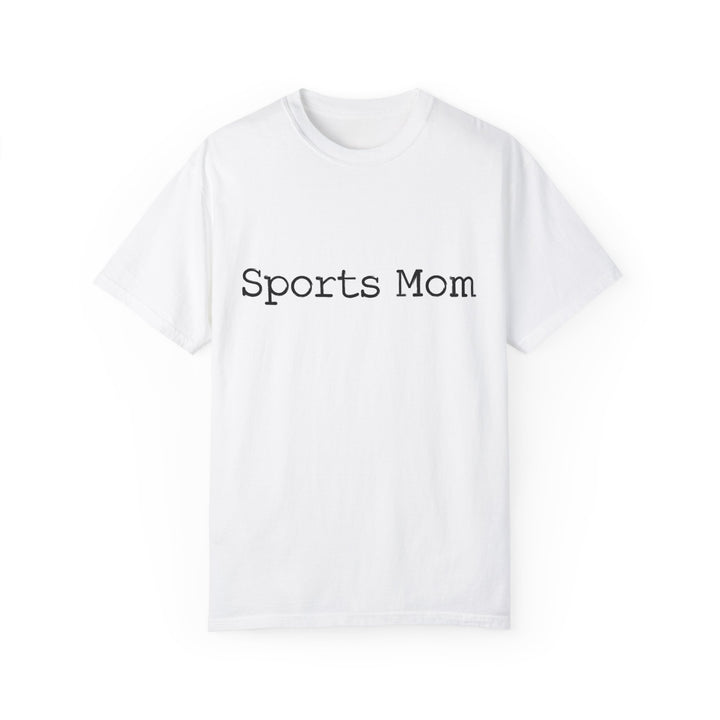 Sports Mom Unisex Adult Premium T-Shirt - Typewriter Design