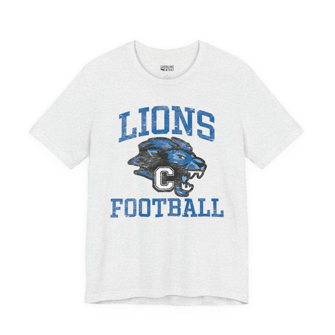 Canton Lions Football &amp; Cheer Unisex Adult Standard T-Shirt - Lions Football Design