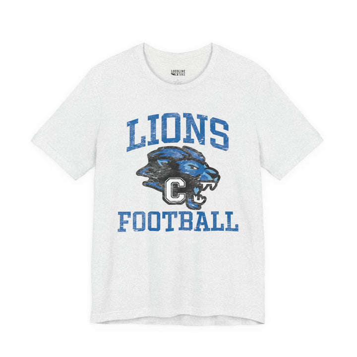 Canton Lions Football &amp; Cheer Unisex Adult Standard T-Shirt - Lions Football Design