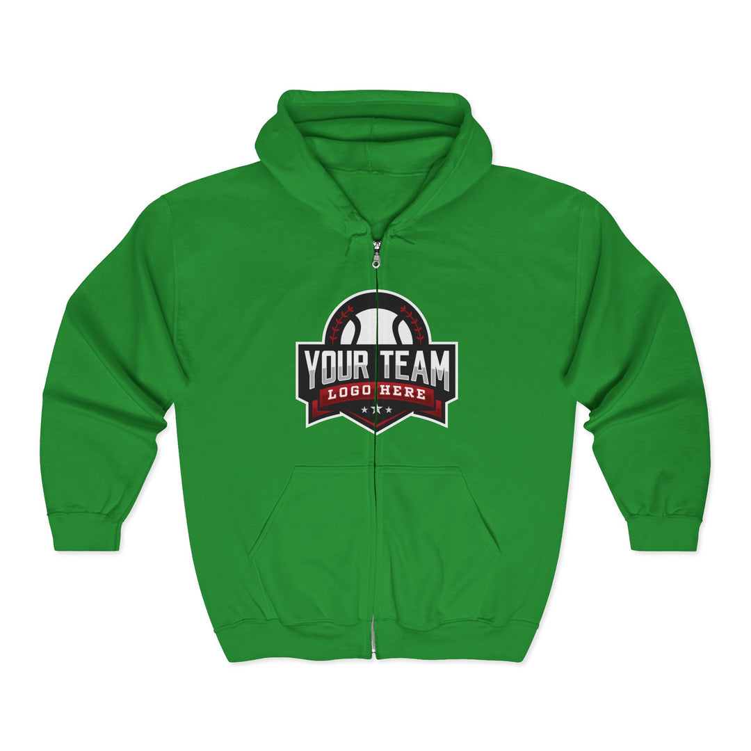 Unisex Adult Full Zip Hooded Sweatshirt - DTG