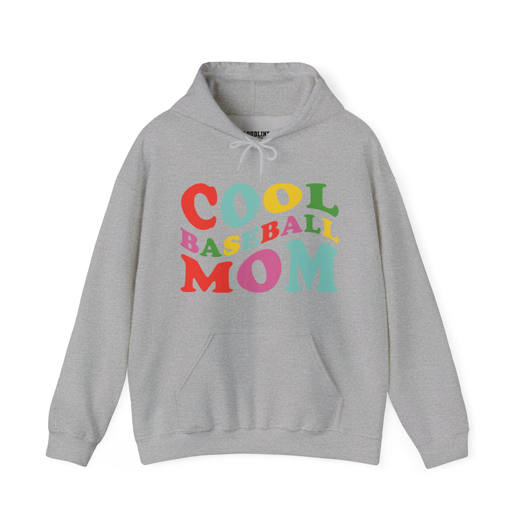 Cool Baseball Mom Unisex Adult Hooded Sweatshirt