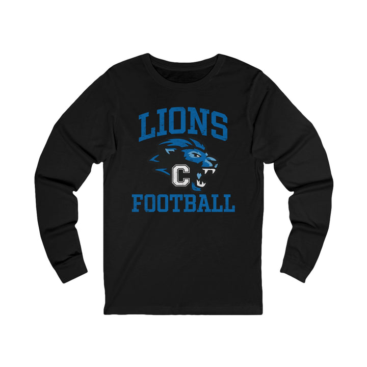 Canton Lions Football &amp; Cheer Unisex Long Sleeve T-Shirt - Lions Football Design