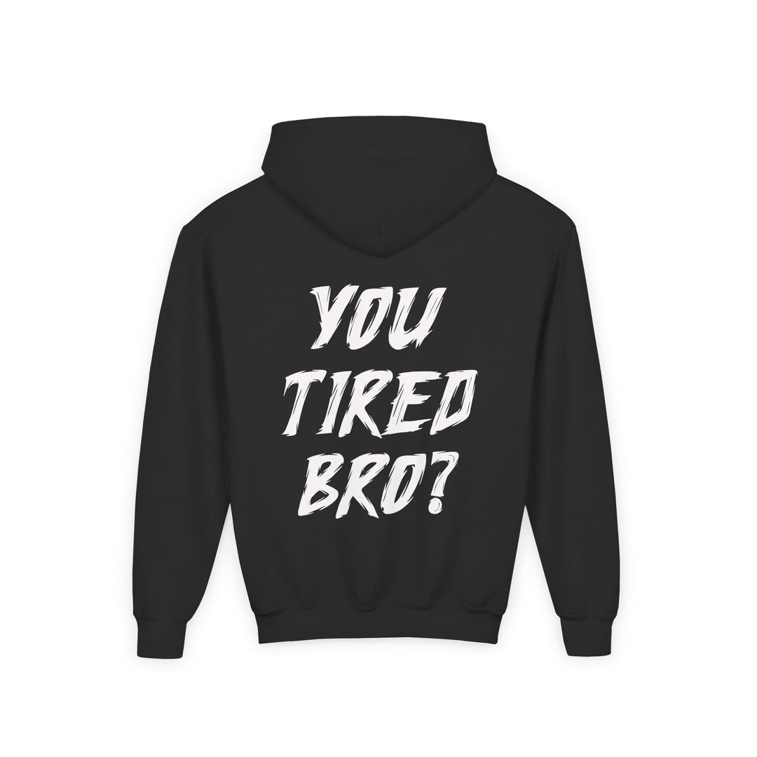 T-Black Dugout Unisex Youth Hooded Sweatshirt
