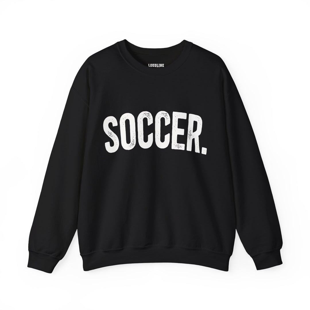 Rustic Design Soccer Unisex Adult Crewneck Sweatshirt