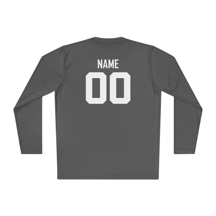 Canton Lions Football &amp; Cheer Unisex Adult Long Sleeve Moisture Wicking Shirt