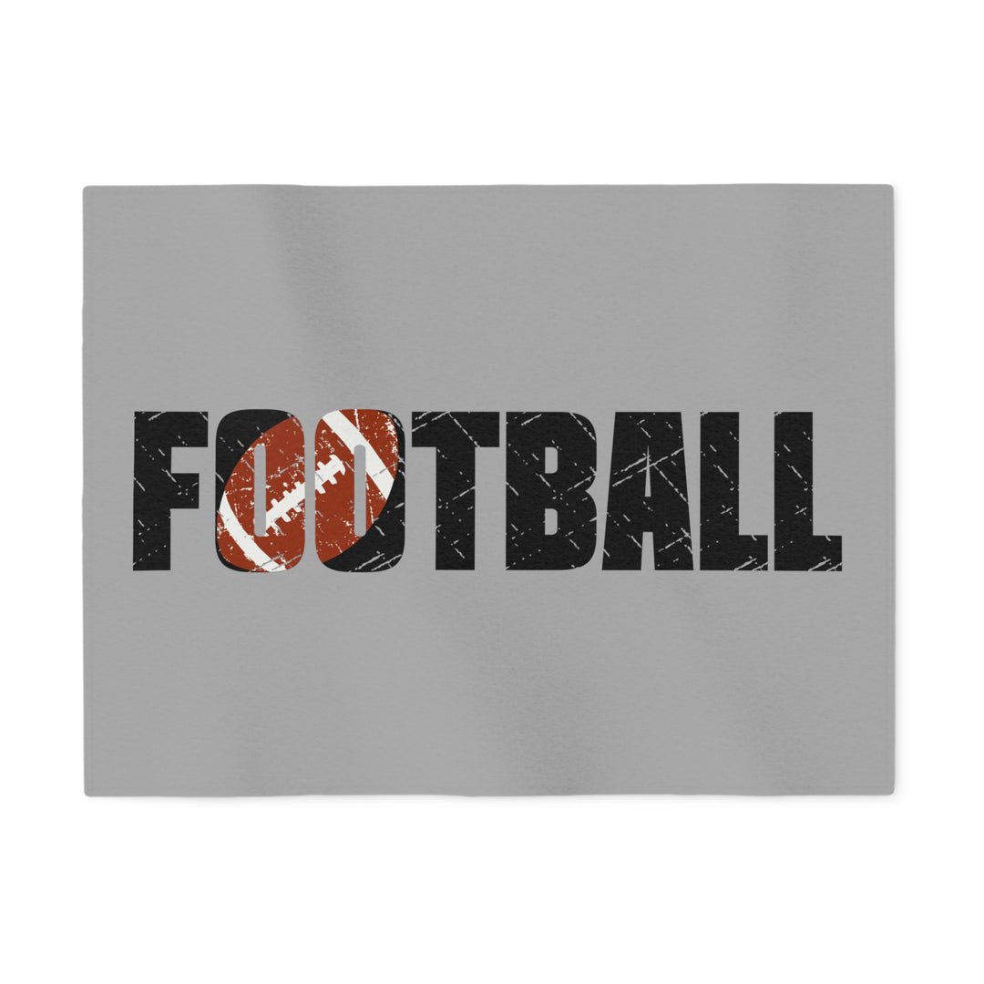 Football Sweatshirt Blanket