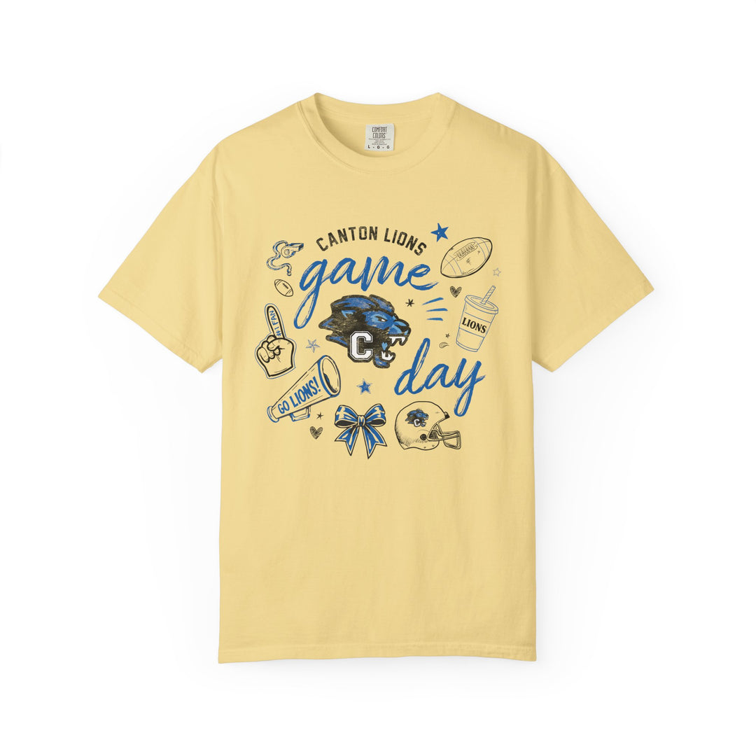 Canton Lions Football &amp; Cheer Unisex Adult Premium T-Shirt - Game Day Design