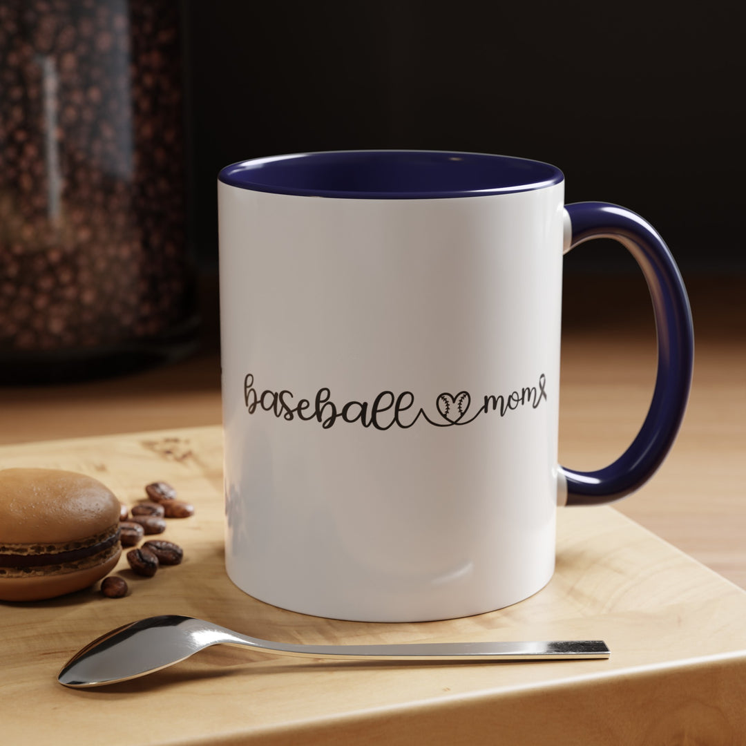 Cancer Collection Pick Your Sport Mom Ribbon &amp; Heart 11oz Accent Mug