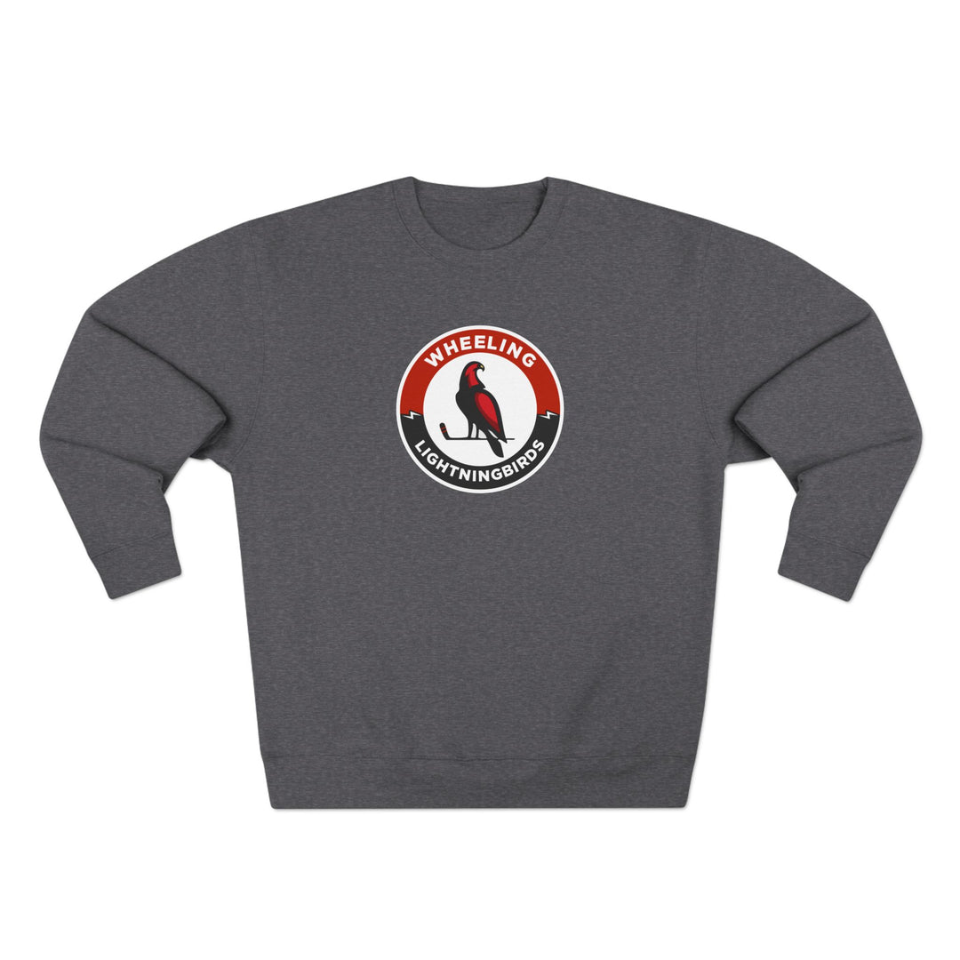 Wheeling Lightningbirds Unisex Adult Mid-Level Crewneck Sweatshirt