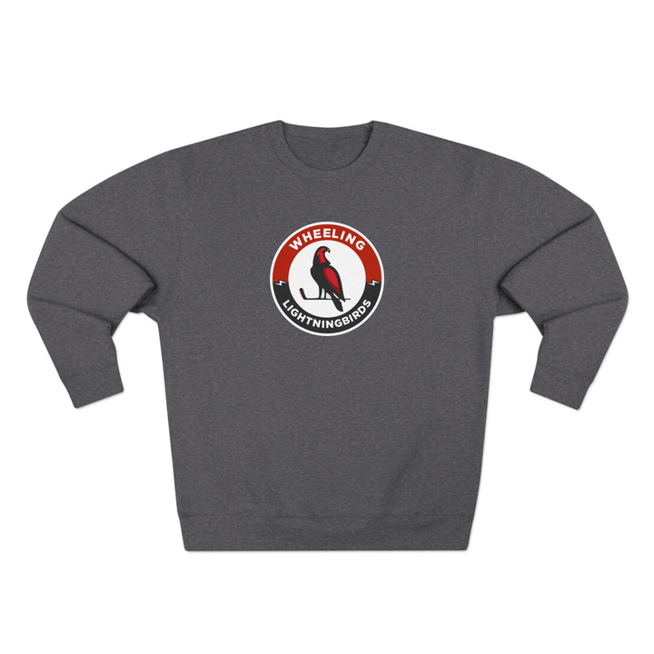 Wheeling Lightningbirds Unisex Adult Mid-Level Crewneck Sweatshirt